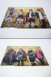 [ free shipping ] clear file sword . man .formation of heart .A4 clear file musical [ Touken Ranbu ] Tokyo heart . official mail order 3 company common reservation privilege 
