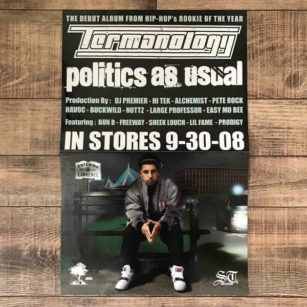 デッドストック Termanology - Politics As Usual Poster オフィシャル プロモポスター