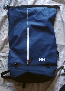 中古 ヘリーハンセン ロールバックパック HY91404 ヘリーブルー ネイビー系 容量30L HELLY HANSEN ROLL BACKPACK リュック ゴールドウイン