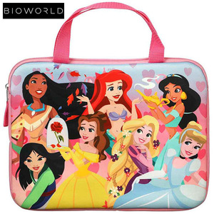  laptop case tablet case 11 -inch elementary school child Disney Princess character game ipad bag handle attaching light weight 