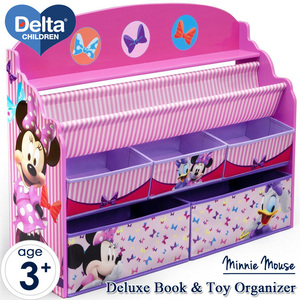  Delta Deluxe bookcase toy box for children furniture child part shop storage Delta Disney Minnie Mouse 