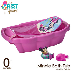 Disney Minnie Mouse Baby Bath Bant Tab раковина для автобусной ванны ванна детская ванна новорожденная Disney_y