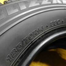 冬4本SET 会社宛 送料無料 185/70R14 88Q ブリヂストン ブリザックVRX アクシオ フィールダー プレミオ アコード シビック ノート NO,X9099_画像6