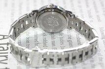 1円～ポリッシュ済/超美品～HERMES CL4.210　クリッパー　Ladys　BlackDial　　詳細写真多数　電池交換済・テストクリア_画像6