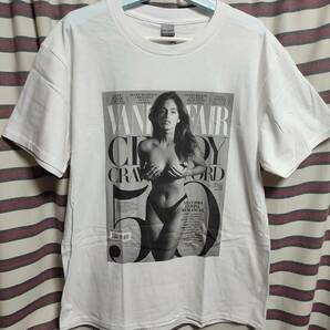 シンディクロフォード（Cindy Crawford) 『ヴァニティフェア（Vanity Fair）』【XLサイズ】BIGプリントTシャツ 新品★PLAYBOY プレイボーイ