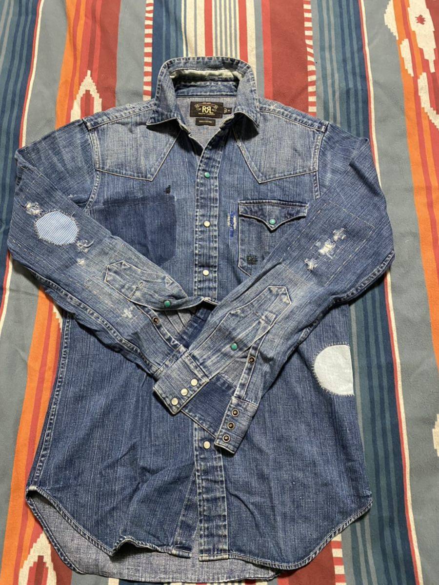 2023年最新】ヤフオク! -「rrl デニム シャツ」(RRL)の中古品・新品