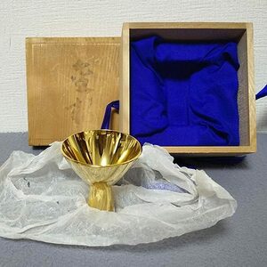 銘杯 月光 24KGP LUNA 箱入り　保管品　新品・未使用