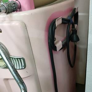 [125] 希少品 NATIONAL レトロ 洗濯機 ピンク ナショナル WASHER TYPE : F-2A アンティーク 約89×40×34㎝の画像6