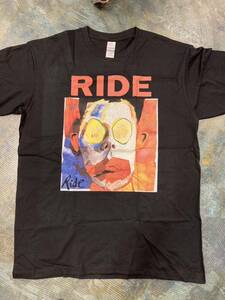 新品サイズXL/送料230円/同梱2枚可能/ギルダン5.3oz/ Ride(ライド)「Going Blank Again」Tシャツ ブラック