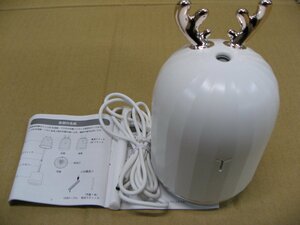 【ジャンク品 】【展示品】NEOVE　NHY-DR19WT USBミニ加湿器 シカ [超音波式 /220ml]②