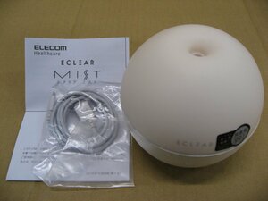 【ジャンク品 】【展示品】ELECOM(エレコム)　エクリアミスト USB給電 抗菌加湿器 丸型 1901シリーズ ホワイト HCE-HU1901UWH