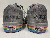 激レア!! VANS x FLOUR SHOP OLD SKOOL VELT 銀ラメ レインボー US8 (26cm相当) オールドスクール ベルクロ バンズ アメリカ企画限定!!_画像5