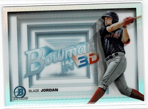 2022 Bowman Chrome Blaze Jordan Bowman in 3D