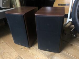 DENON Denon SC-E252 pair book shelf type *.. type speaker system 2 piece set wood grain wood speaker 