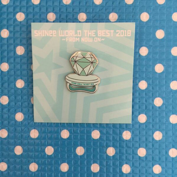 SHINee WORLD THE BEST 2018 FROM NOW ON 公式 グッズ★ランダムピンバッジ ピンバッジ ピンバッチ C★リング ver.