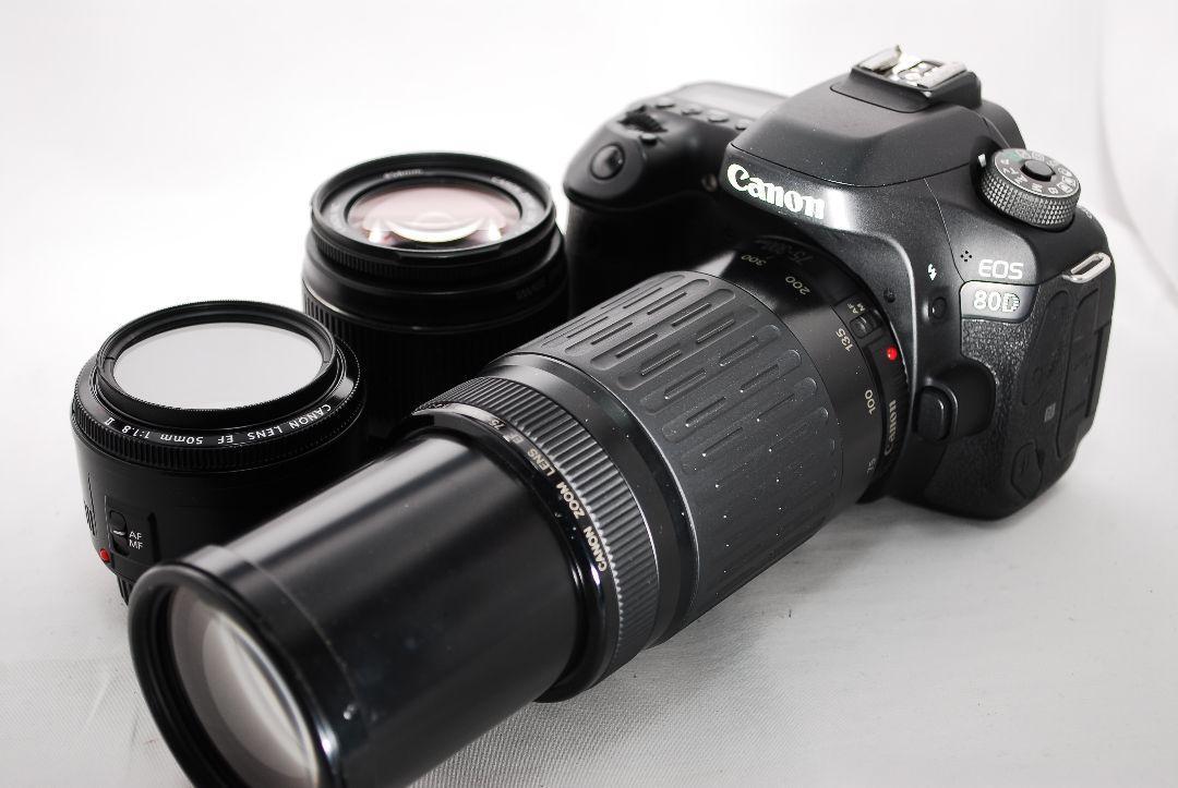 Canon EOS 5D mark ii フルサイズ一眼レフ 単レンズ3本-