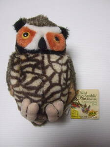 ぬいぐるみ　WILD REPUBLIC　ワイルドリパブリック　Great Horned Owl　アメリカワシミミズク　ミミズク