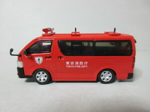 ★新品　1/64　★東京消防庁　TOKYO Fire Dep.　査察広報車　TOYOTA HIACE　★Era Car　長さ8cm　トミカサイズ