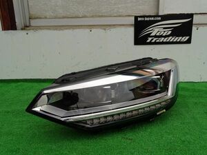 L0762vc VolksWagen純正 トゥーラン 5T/1TC 左 LED ヘッドライト 5TC941081A