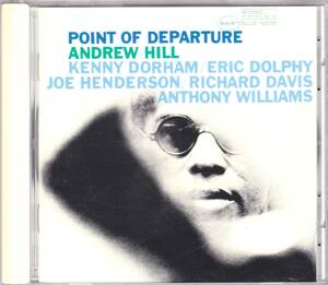 ☆ANDREW HILL(アンドリュー・ヒル)/Point Of Departure◆64年録音のエリック・ドルフィーも参加した超大名盤◇レア94年の高音質RVG仕様盤