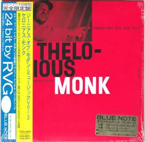 ☆THELONIOUS MONK(セロニアス・モンク)/Genius Of Modern Music Vol.2◆47年51年52年録音の超大名盤◇激レア完全限定紙ジャケ＆未開封新品