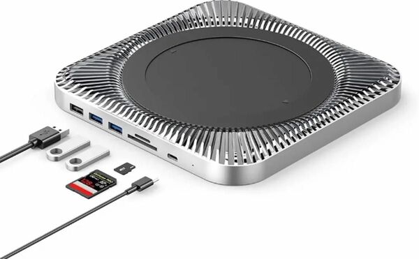 Mac Mini 用 USB Typ Cハブ 7-in-1ドッキングステーション