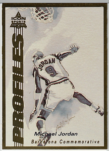 1992 ICON SPORTS【MICHAEL JORDAN】USA Barcelona Commemorative Edition PROFILES #17 SUMMER OLYMPICS