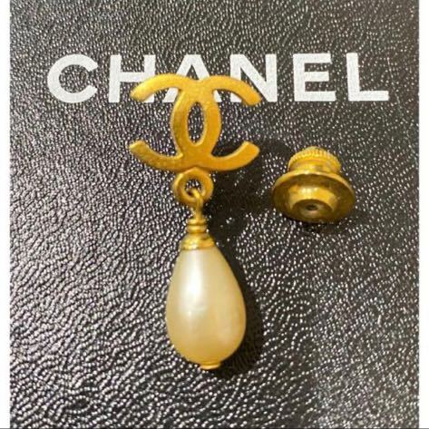 ☆YY6220 CHANEL シャネル ココマーク パール ゴールド ピアス ...