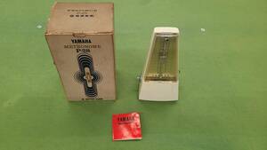 * outright sales *YAMAHA Japan musical instruments manufacture metronome P-28 Yamaha METRONOME operation goods manual * box attaching used No.V