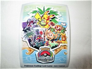 ★中古品 WCS 2017 カードスリーブ(デッキシールド) 1枚 ポケモンカード用 ワールドチャンピオンシップス2017 アナハイム大会限定 海外★