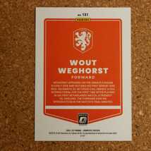 panini donruss soccer optic Wout Weghorst パニーニドンラスサッカーオプティック ボウト・ベグホルスト オランダ ベシクタシュ_画像2