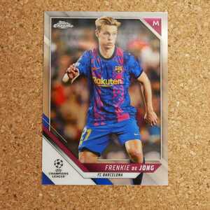 Topps Chrome Frenkie de Jong トップスクローム フレンキー・デ・ヨング バルセロナ オランダ soccer