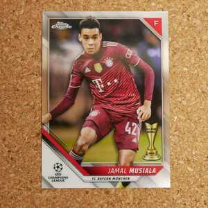 Topps Chrome Jamal Musiala トップスクローム ジャマル・ムシアラ バイエルンミュンヘン ドイツ soccer