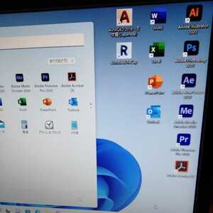 富士通core i5 Windows11 office illustrator Autocad メモリ8G 新品SSD