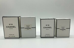 ■【YS-1】 未使用 香水 ■ シャネル CHANEL ■ NO19 パルファム 2個セット ■ PARFUM 14ml 7ml 【同梱可能商品】K■