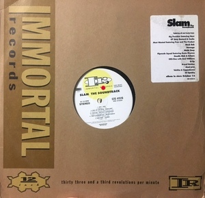 SLAM THE SOUNDTRACK PROMO 12 LP1無 廃盤 ron mobb deep prodigy havoc brand nubian cappadonna krs-one busta rhymes lauren flipmode