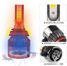 匿名配送　大人気　LED フォグランプ 14000K ピンク パープル H8 H11 H16 紫_画像4