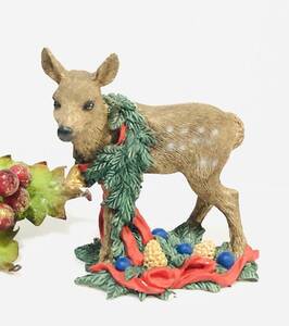 Tom Rubel Silver Deer Christmas Animals Collection Reindeer　トナカイ　クリスマスオーナメント　サイズ１１．５cm