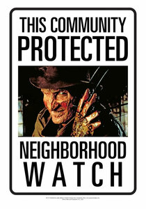 Protected by Freddy ★ Tin Signs（ブリキ看板）【並行輸入品】