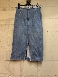 mamemame Denim юбка BLUE size2