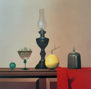 Art hand Auction Yamanoki Otake, Still life with lamp, Framed paintings from rare art books, four seasons, landscape, Popular works, Comes with a custom made mat, made in Japan, brand new and framed., free shipping, painting, oil painting, Nature, Landscape painting