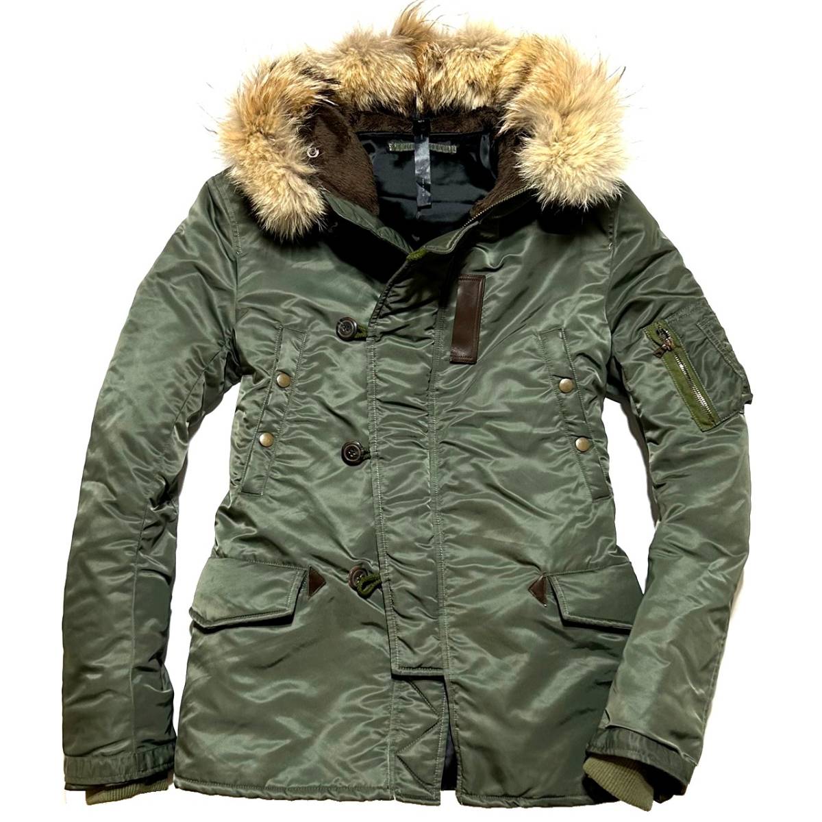 モンクレール ムートン×レザー×ナイロンの傑作 17-18AW 100%正規新品