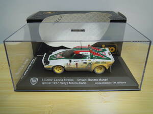 1/43 ランチア ストラトス Lancia Stratos Winner 1977 Rallye Monte Carlo #1 モンテカルロ 優勝 LCJ002 別注 イクソ ixo ウェザリング