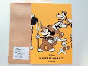 ディズニー ハーベストマーケット カフェ 特典 ポストカード ミッキー グーフィー 渋谷 HARVEST MARKET 非売品 ノベルティ DISNEY