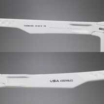 【1円～】OAKLEY オークリー スポーツサングラス ホワイトフレーム　ASSEMBLD レジャー　U.S.A 袋、ケース付き_画像7