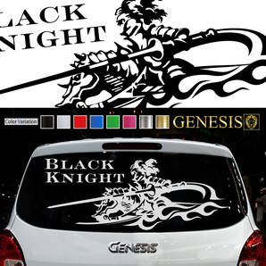 車 ステッカー かっこいい 黒騎士 リア デカール 28 大きい バイナルグラフィック ワイルドスピード系 カスタム 「全8色」 GENESIS