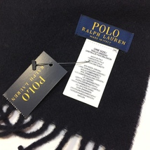 新品　ポロ ラルフローレン　POLO RALPH LAUREN ビッグポニー　イタリア製　ウール マフラー　★ゆうパケットで送料無料　ラルフ ローレン_画像6