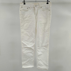 【中古】リーバイス BOYFRIEND デニム ジーンズ ボトムス テーパード ストレッチ W27 ホワイト 19887-0032 レディース Levis