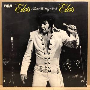 ELVIS PRESLEY / THAT'S THE WAY IT IS LP 日本盤 SX-61