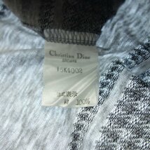 美品◆クリスチャンディオール 長袖トップス ワッペン 総柄 レディース M グレー系 Christian Dior【AFB42】_画像7